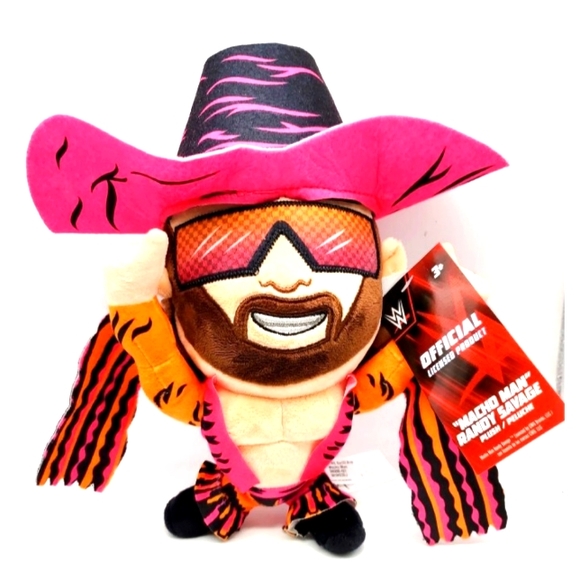 WWE Macho Man Randy Savage 9" Plush Wrestling Figure NEW WWF Legend - Picture 3 of 7